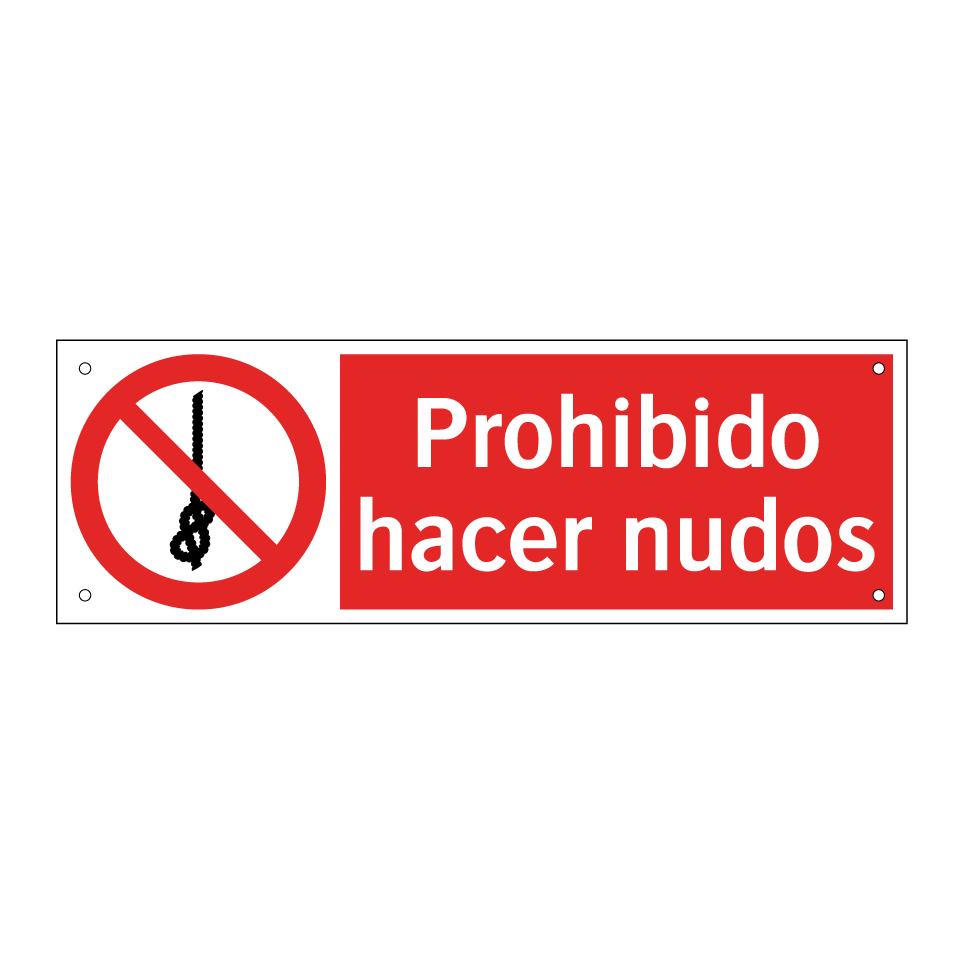 Prohibido hacer nudos