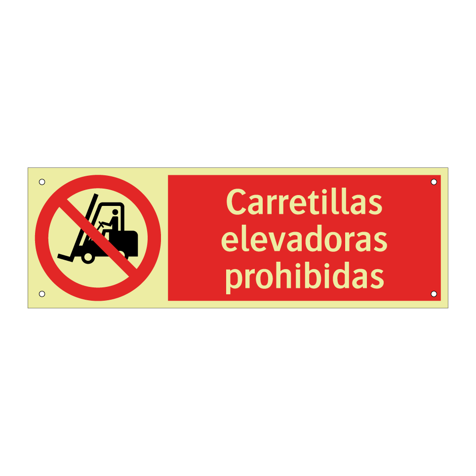 Carretillas elevadoras prohibidas