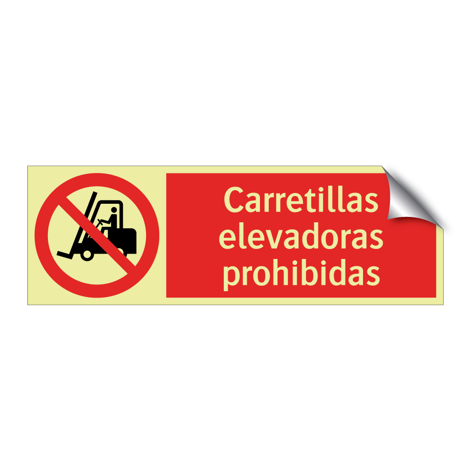 Carretillas elevadoras prohibidas