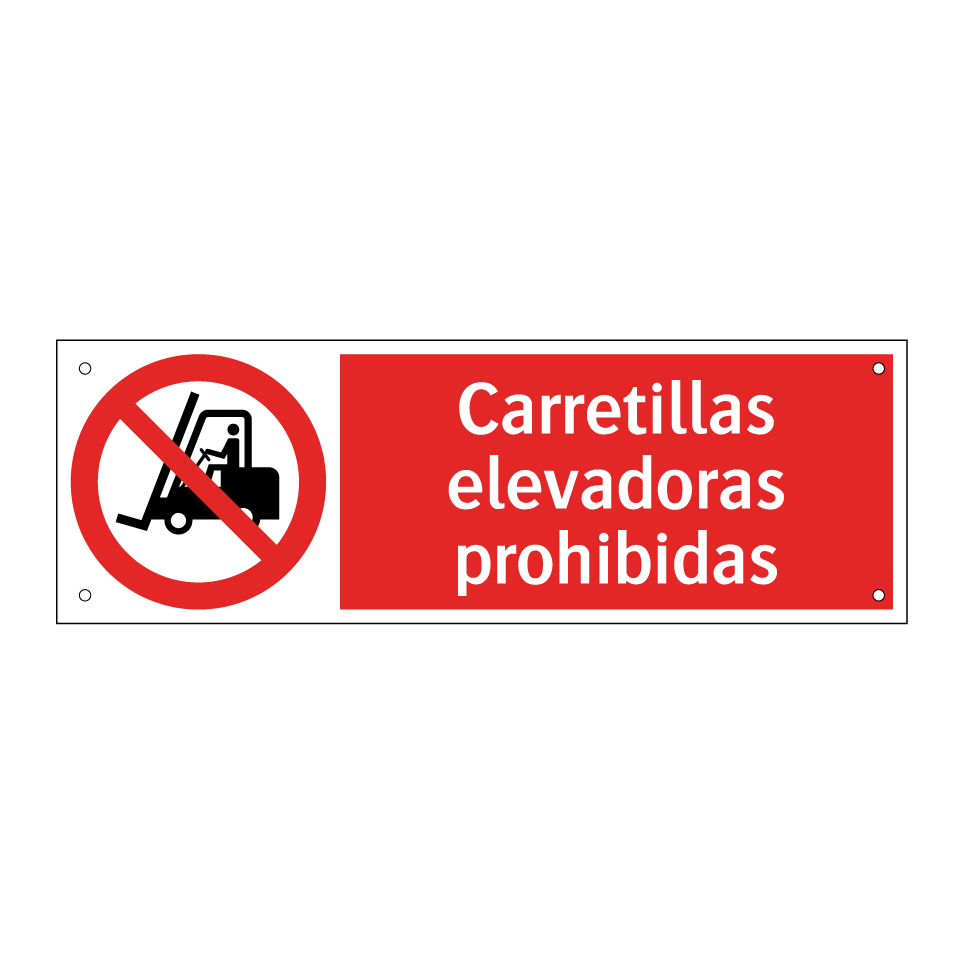 Carretillas elevadoras prohibidas