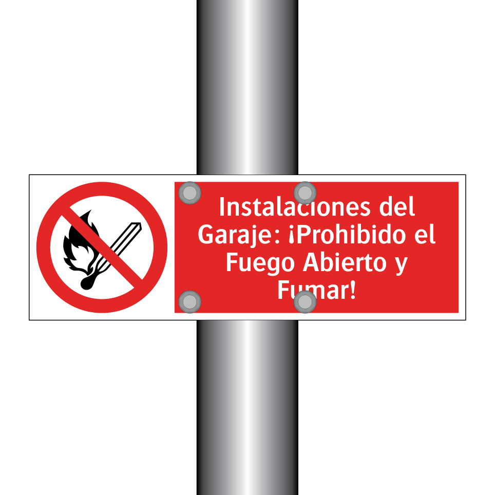Instalaciones del Garaje: ¡Prohibido el Fuego Abierto y Fumar!