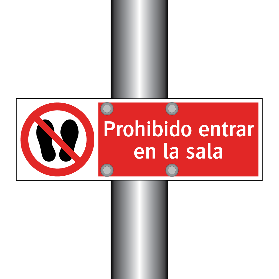 Prohibido entrar en la sala