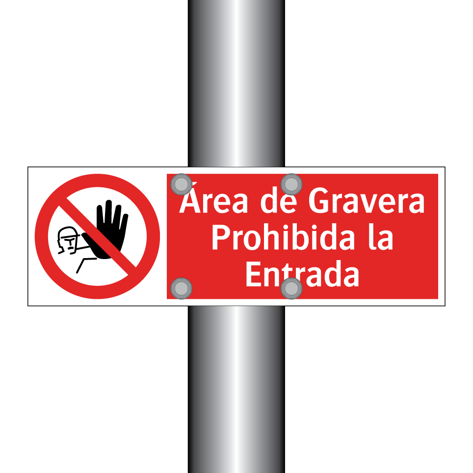 Área de Gravera Prohibida la Entrada