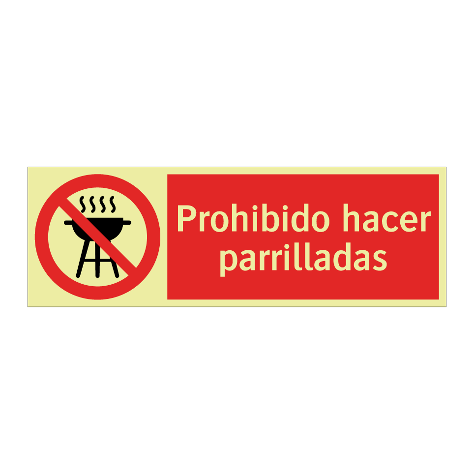 Prohibido hacer parrilladas
