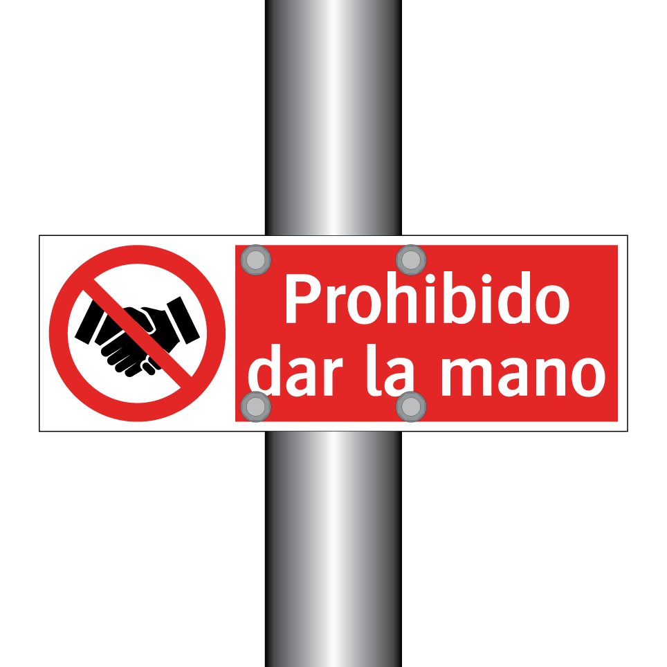 Prohibido dar la mano