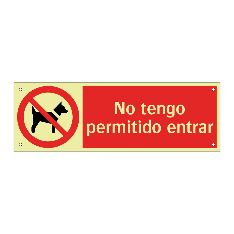 No tengo permitido entrar