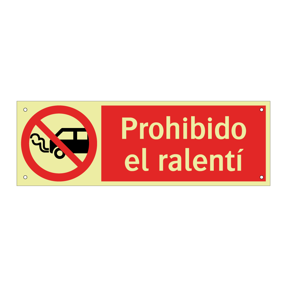 Prohibido el ralentí