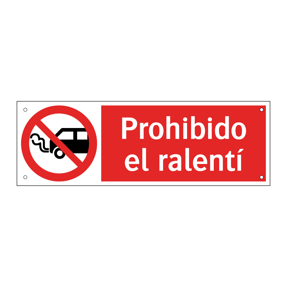 Prohibido el ralentí