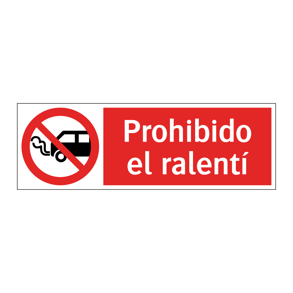 Prohibido el ralentí