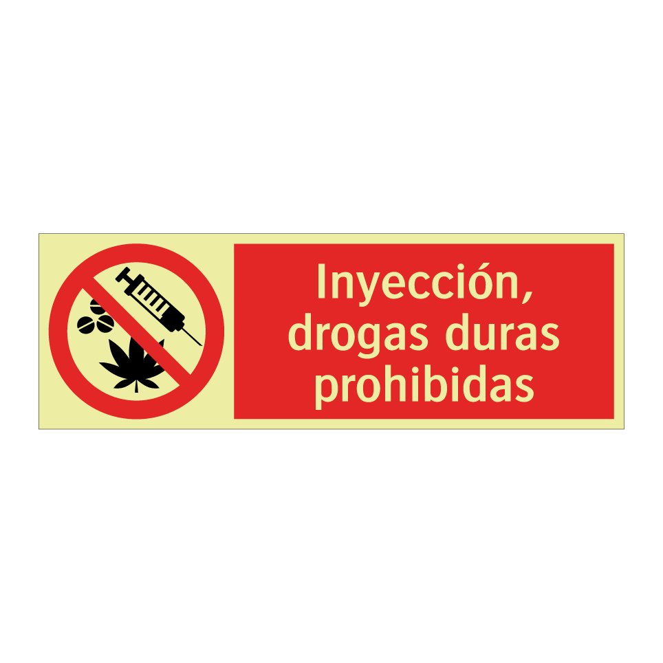 Inyección, drogas duras prohibidas
