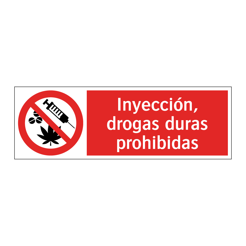 Inyección, drogas duras prohibidas
