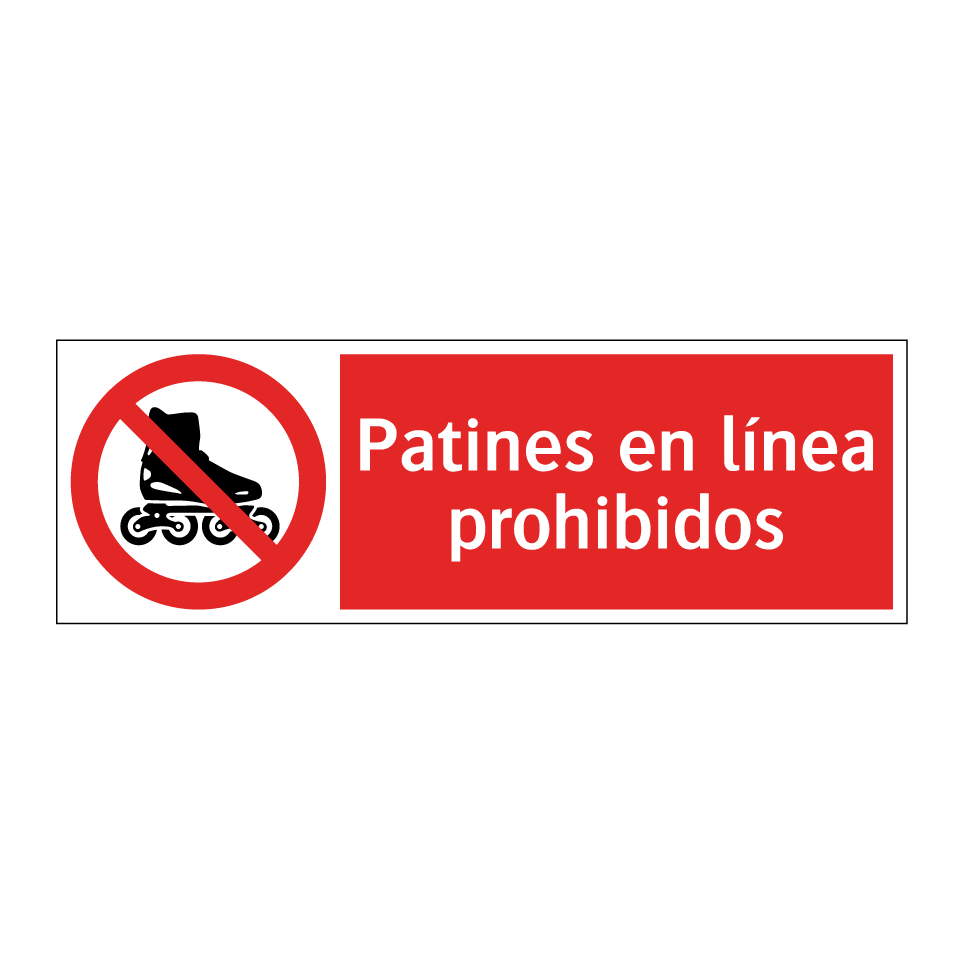 Patines en línea prohibidos