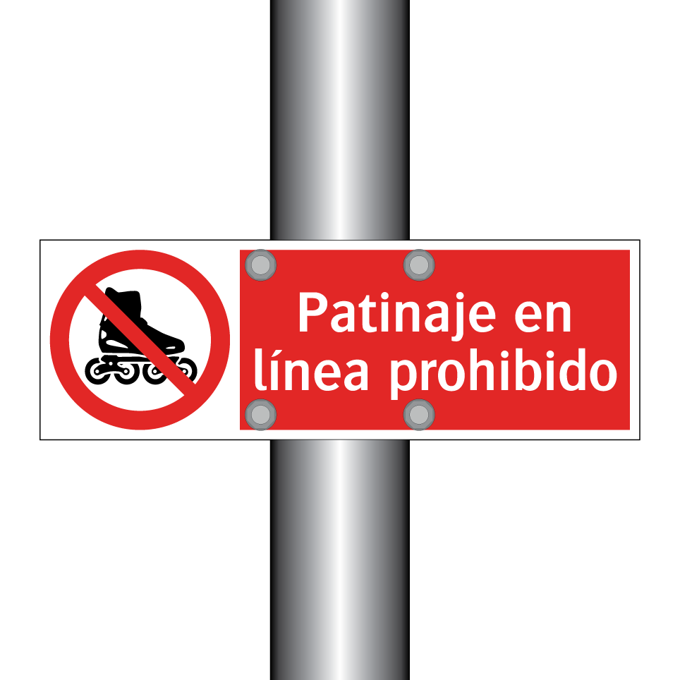 Patinaje en línea prohibido