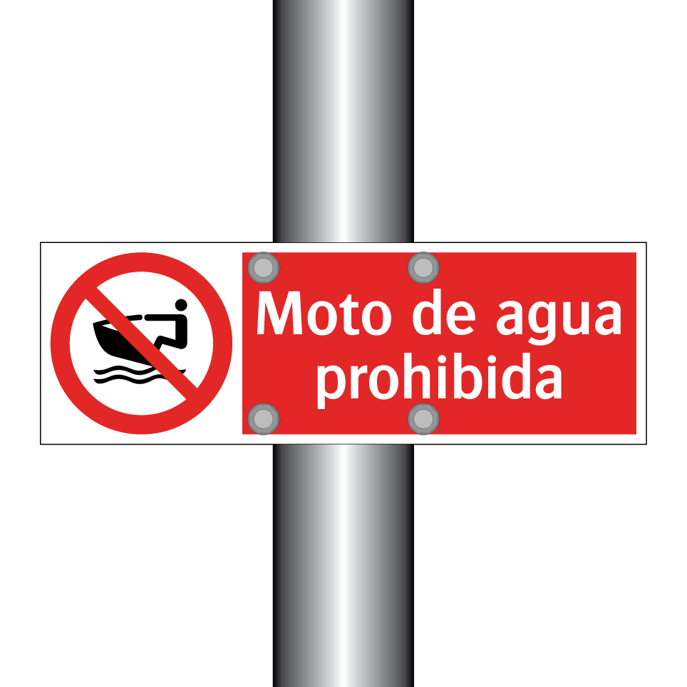 Moto de agua prohibida