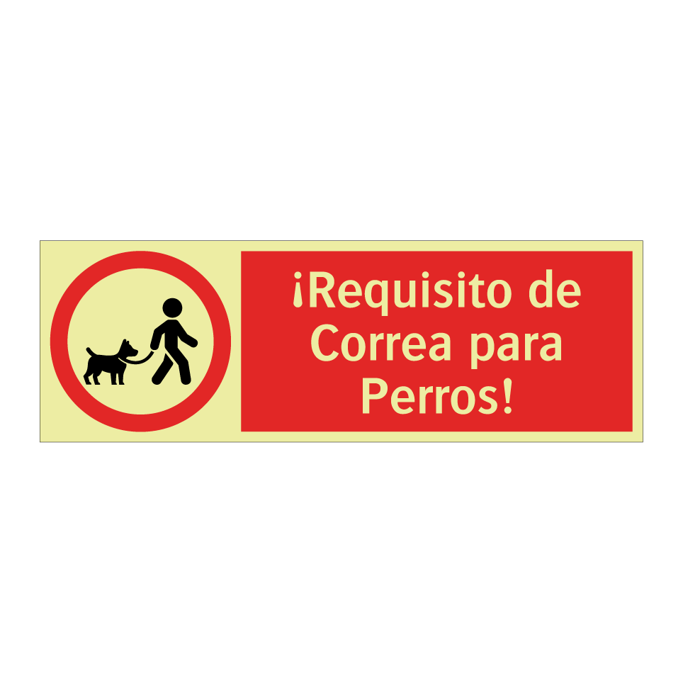 ¡Requisito de Correa para Perros!