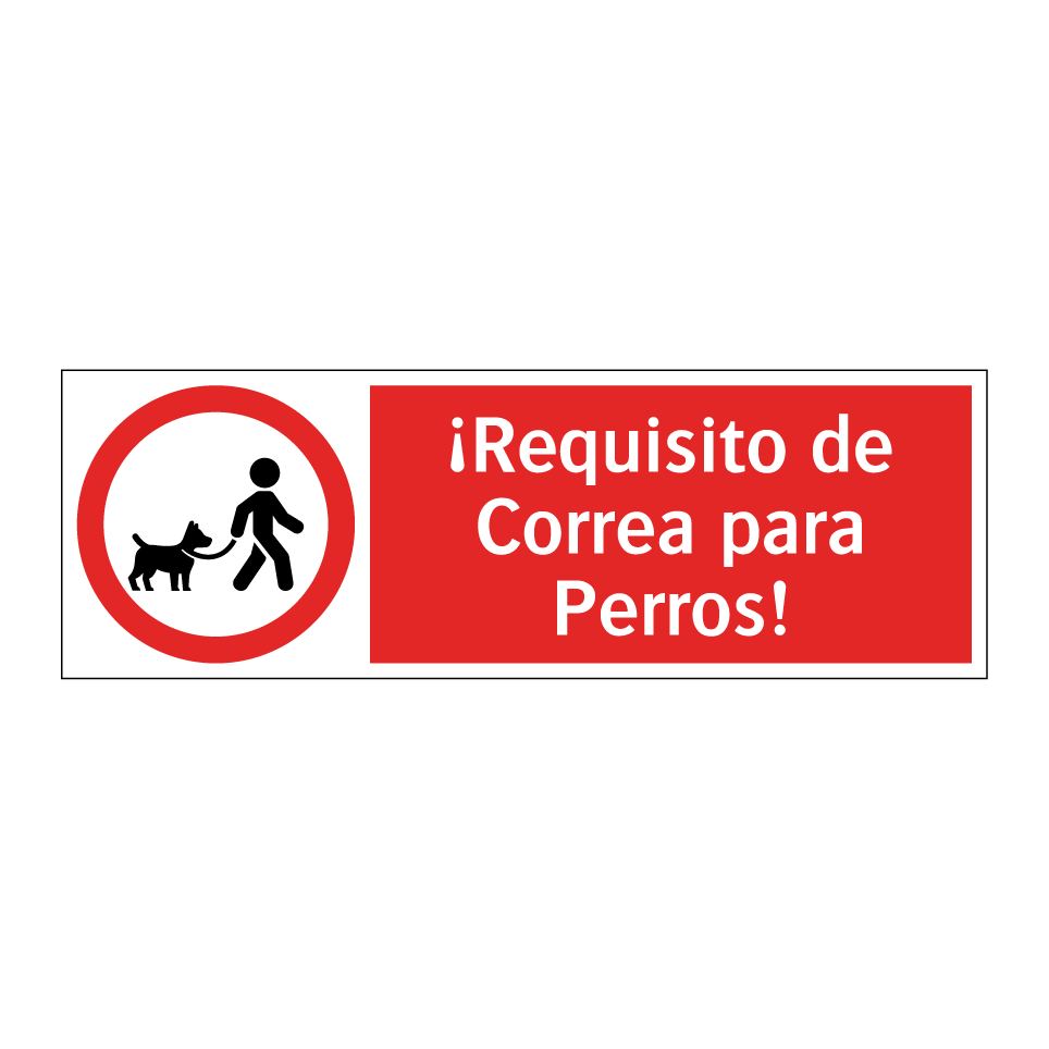 ¡Requisito de Correa para Perros!