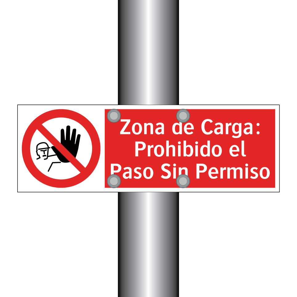 Zona de Carga: Prohibido el Paso Sin Permiso