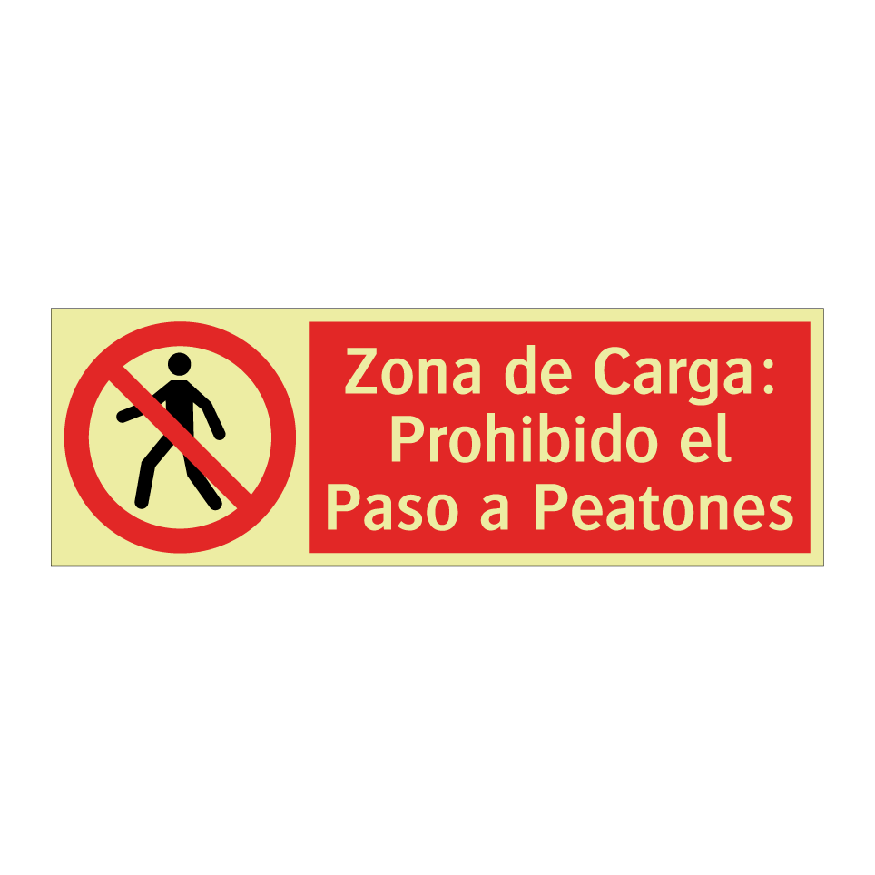 Zona de Carga: Prohibido el Paso a Peatones