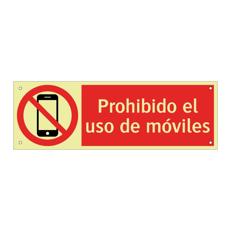 Prohibido el uso de móviles