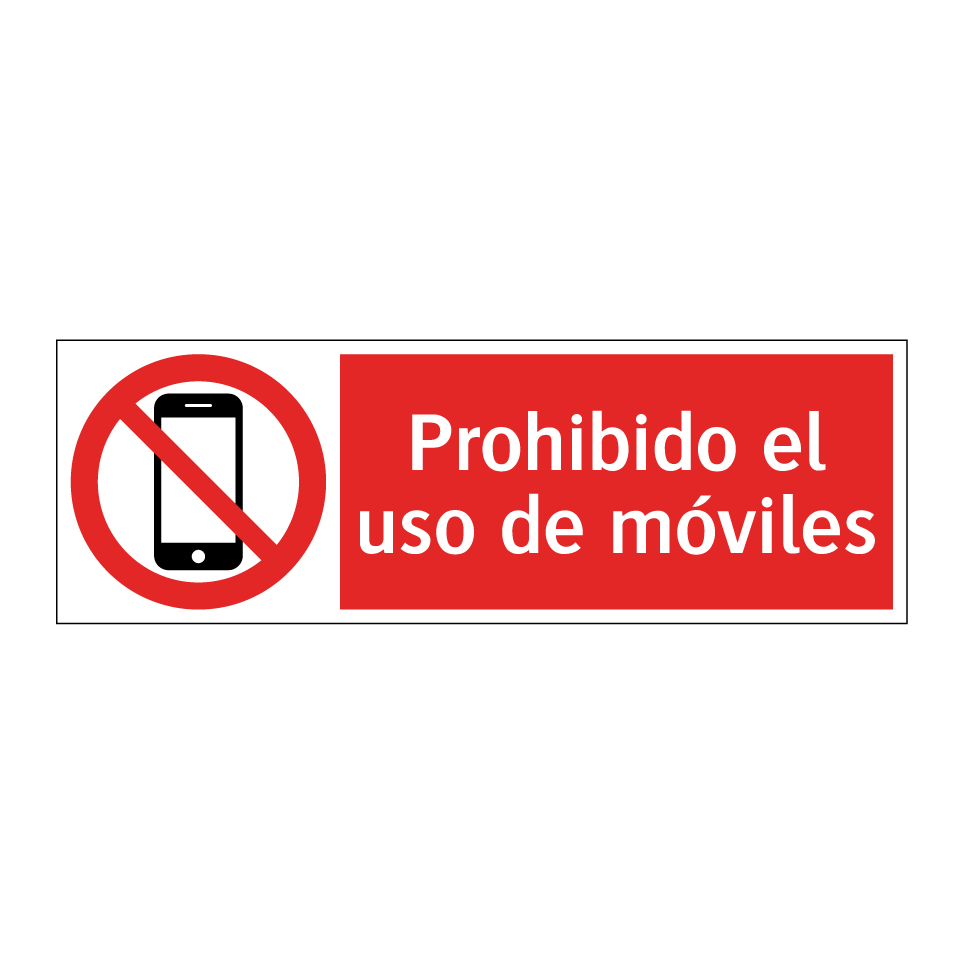 Prohibido el uso de móviles