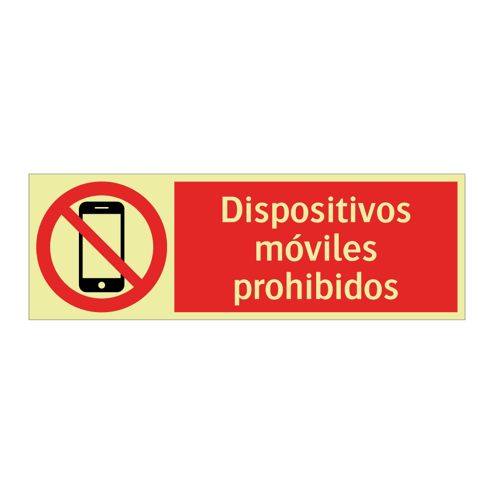 Dispositivos móviles prohibidos