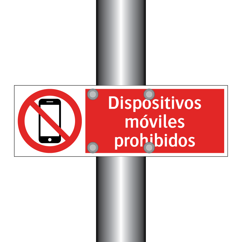 Dispositivos móviles prohibidos