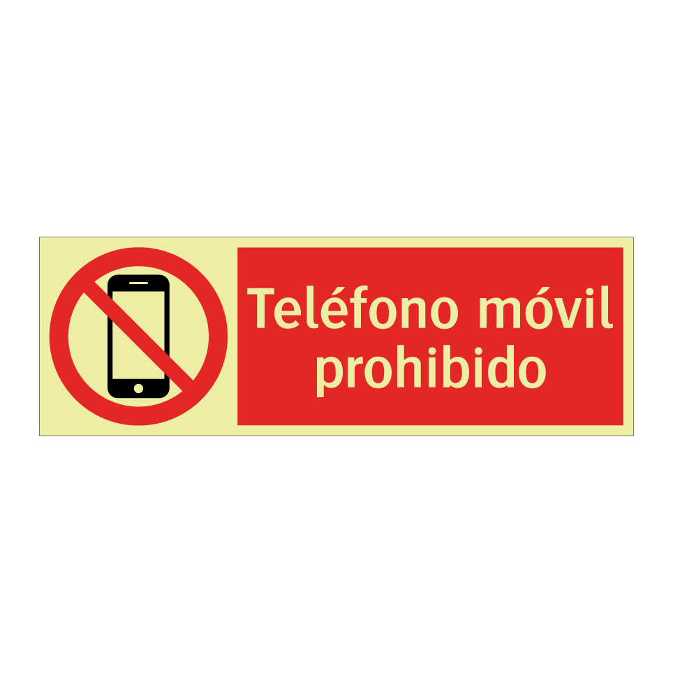 Teléfono móvil prohibido