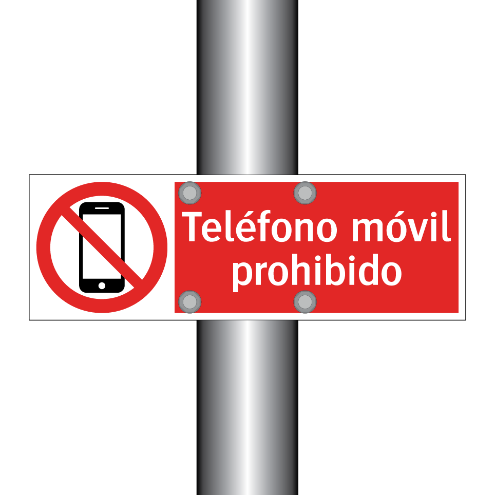 Teléfono móvil prohibido