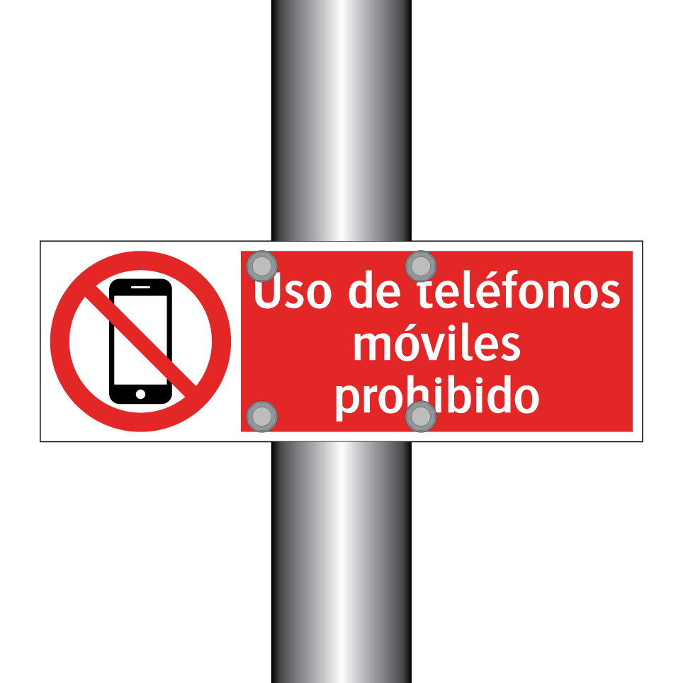 Uso de teléfonos móviles prohibido