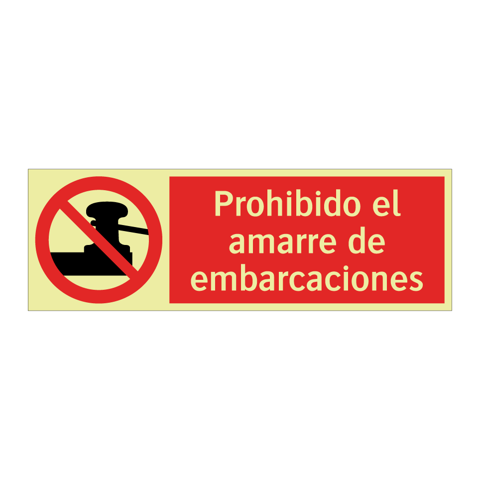 Prohibido el amarre de embarcaciones