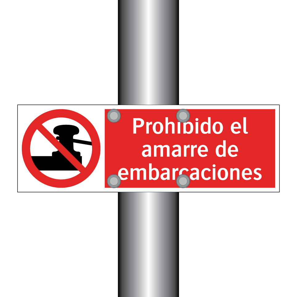 Prohibido el amarre de embarcaciones