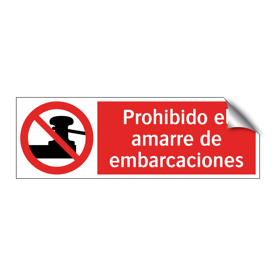 Prohibido el amarre de embarcaciones