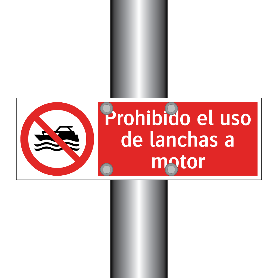 Prohibido el uso de lanchas a motor