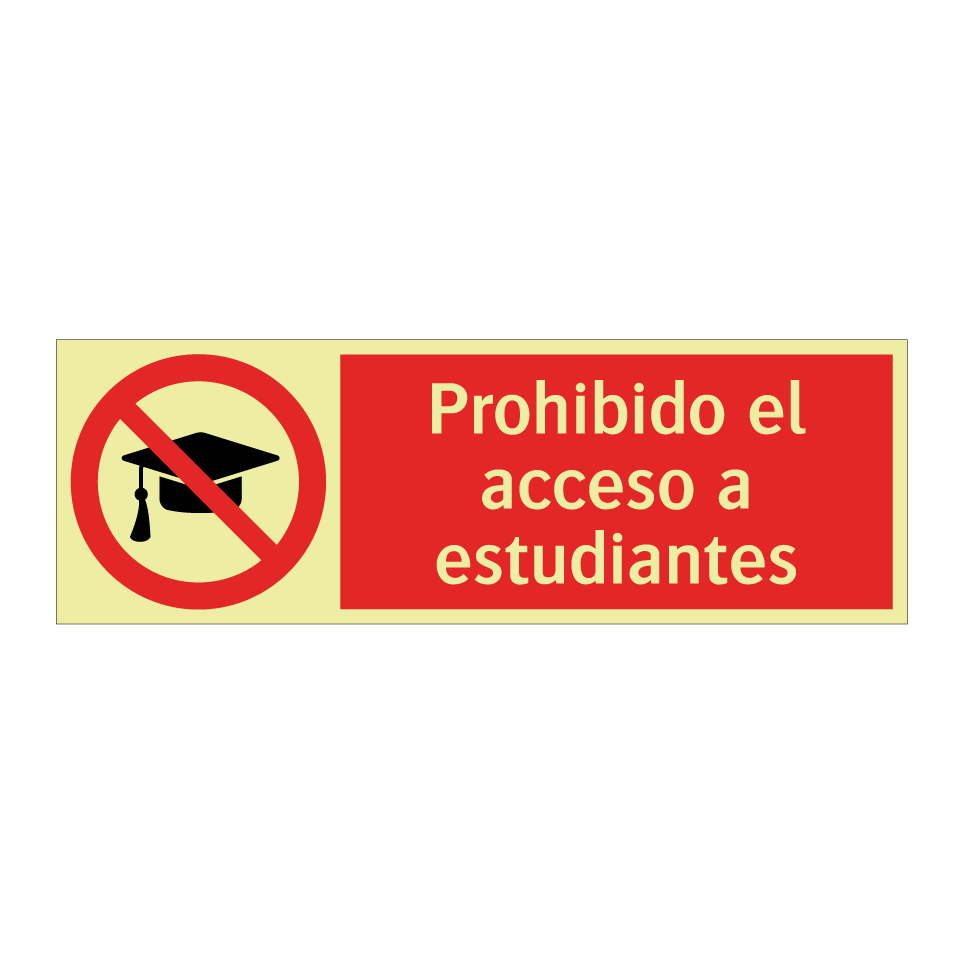 Prohibido el acceso a estudiantes