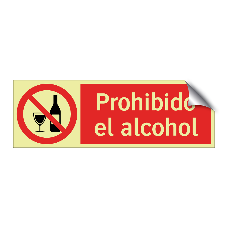 Prohibido el alcohol