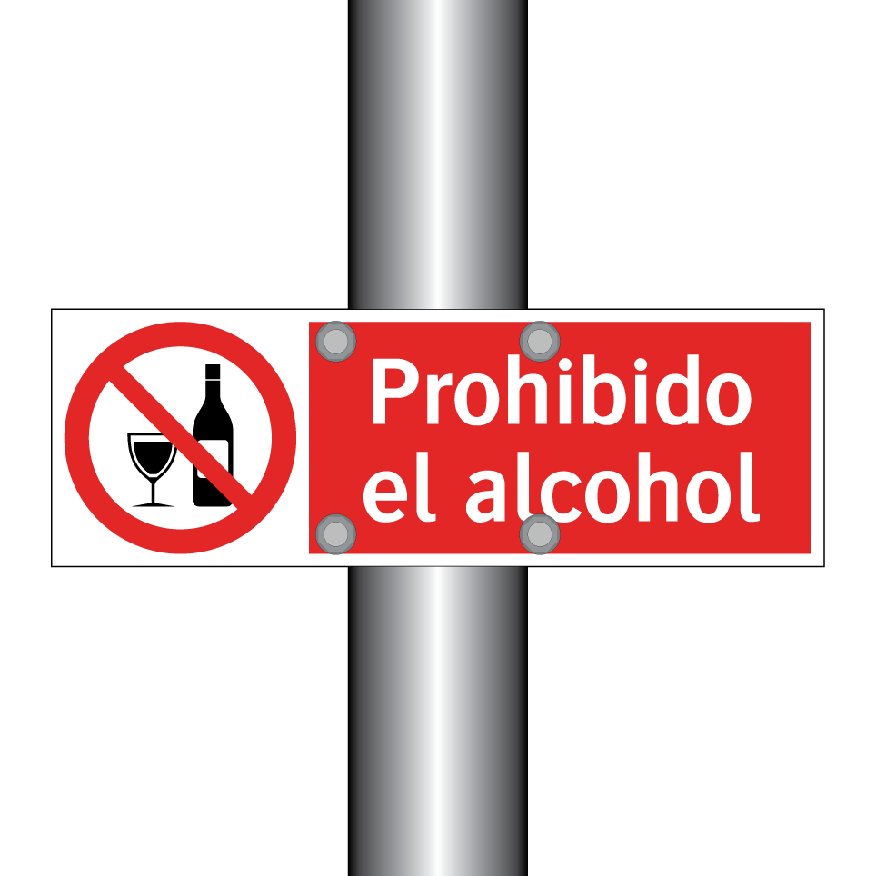 Prohibido el alcohol