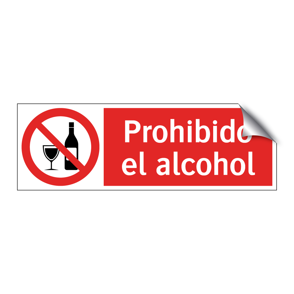 Prohibido el alcohol