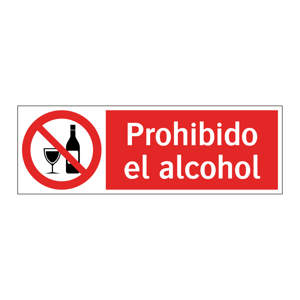 Prohibido el alcohol