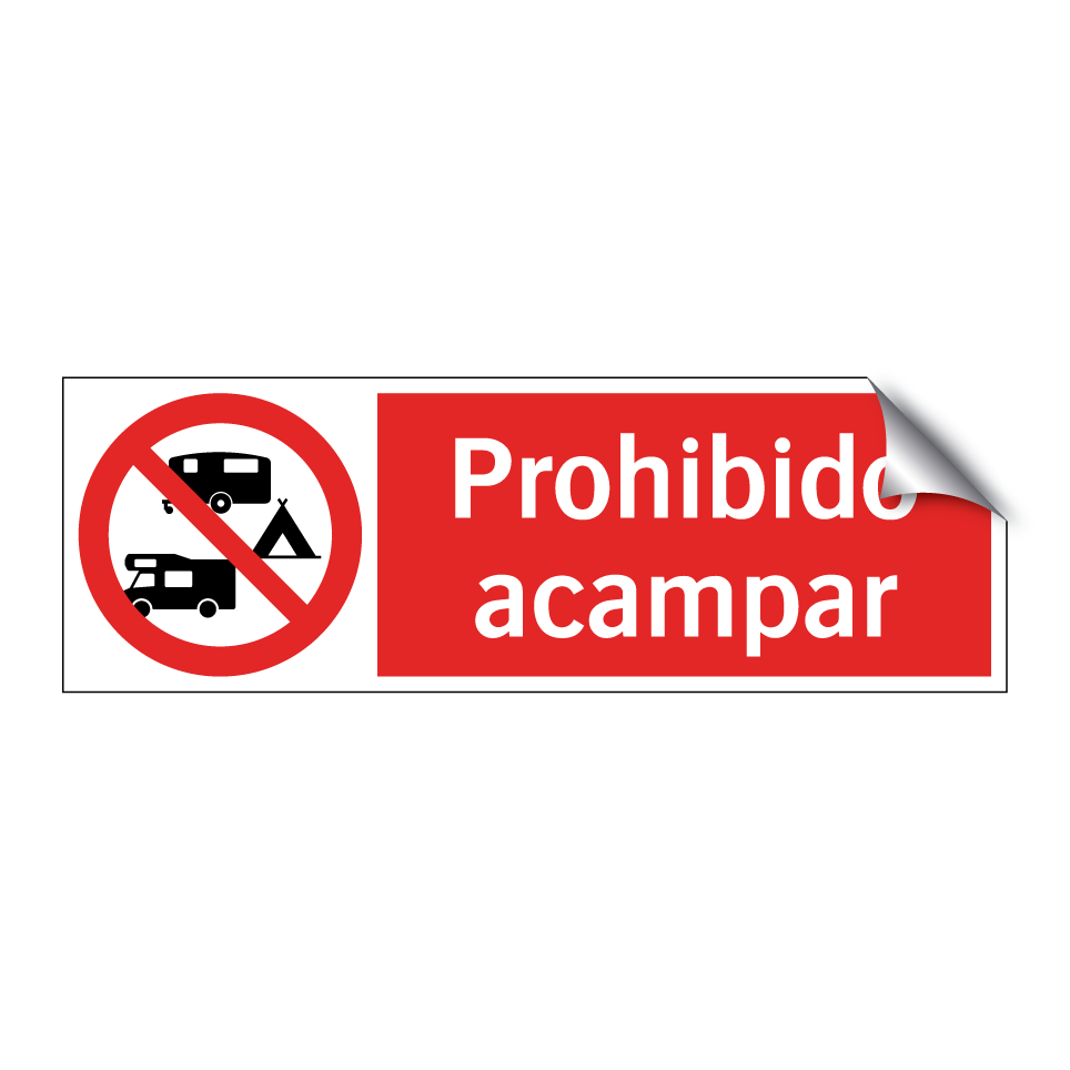 Prohibido acampar