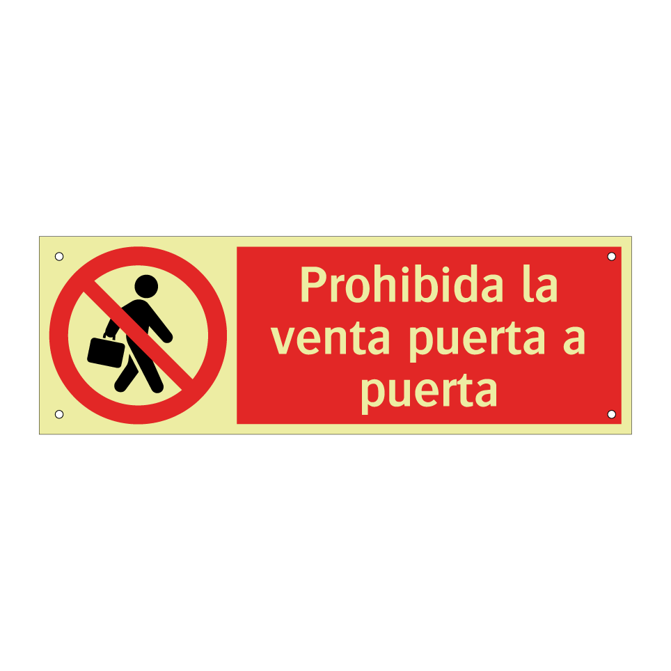Prohibida la venta puerta a puerta