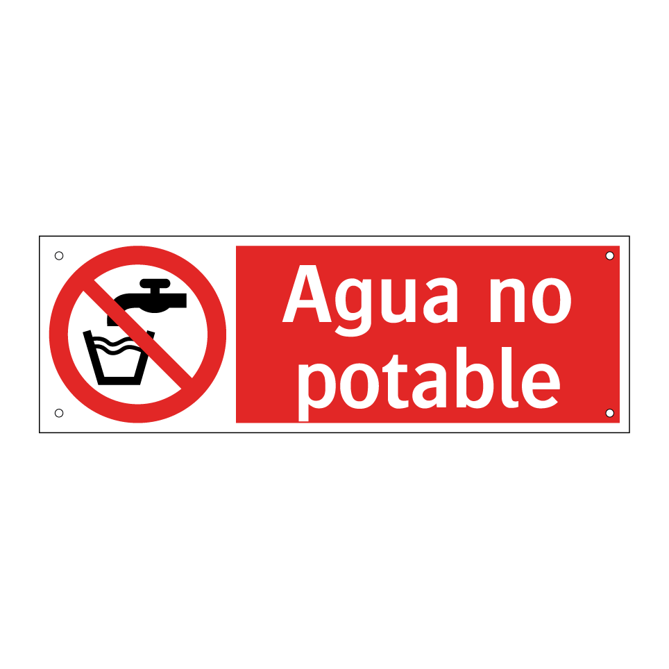 Agua no potable