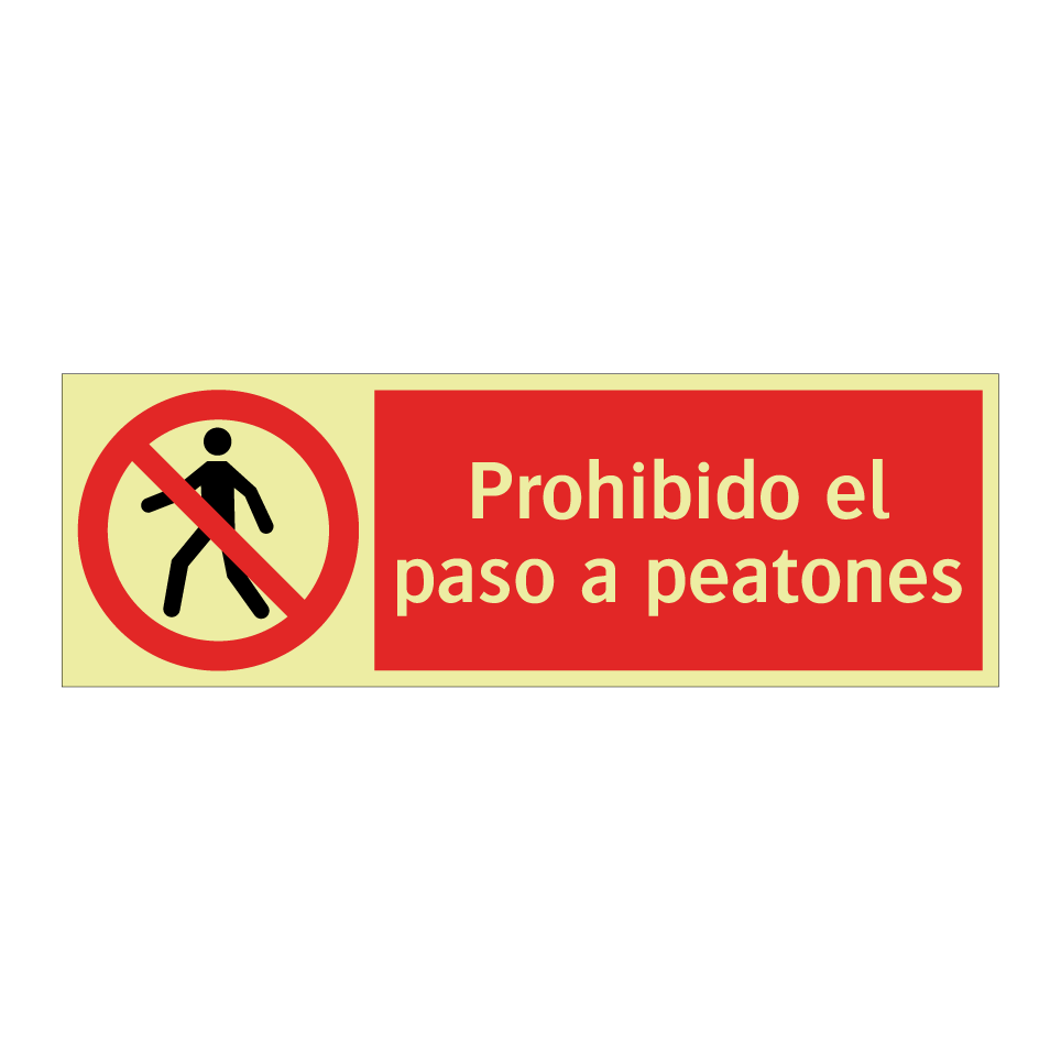 Prohibido el paso a peatones