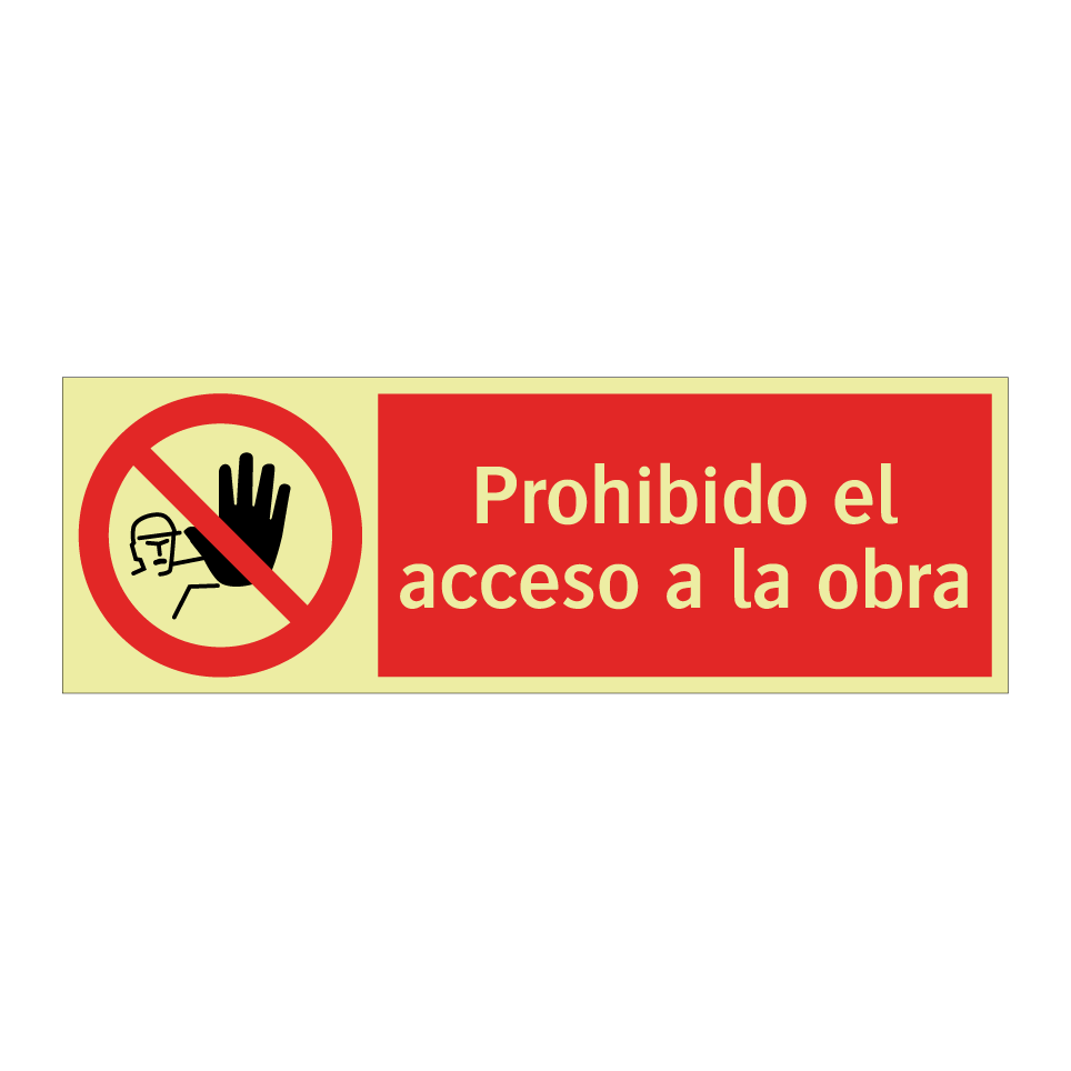 Prohibido el acceso a la obra