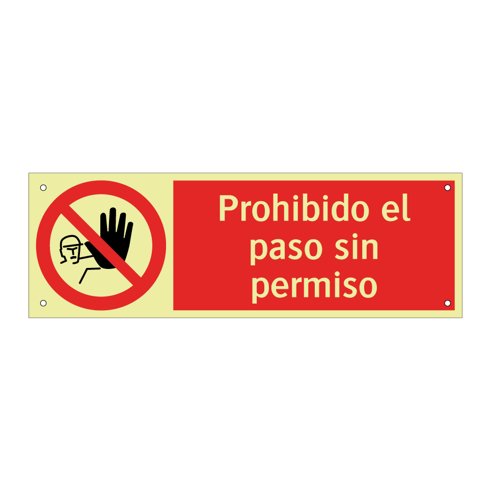 Prohibido el paso sin permiso