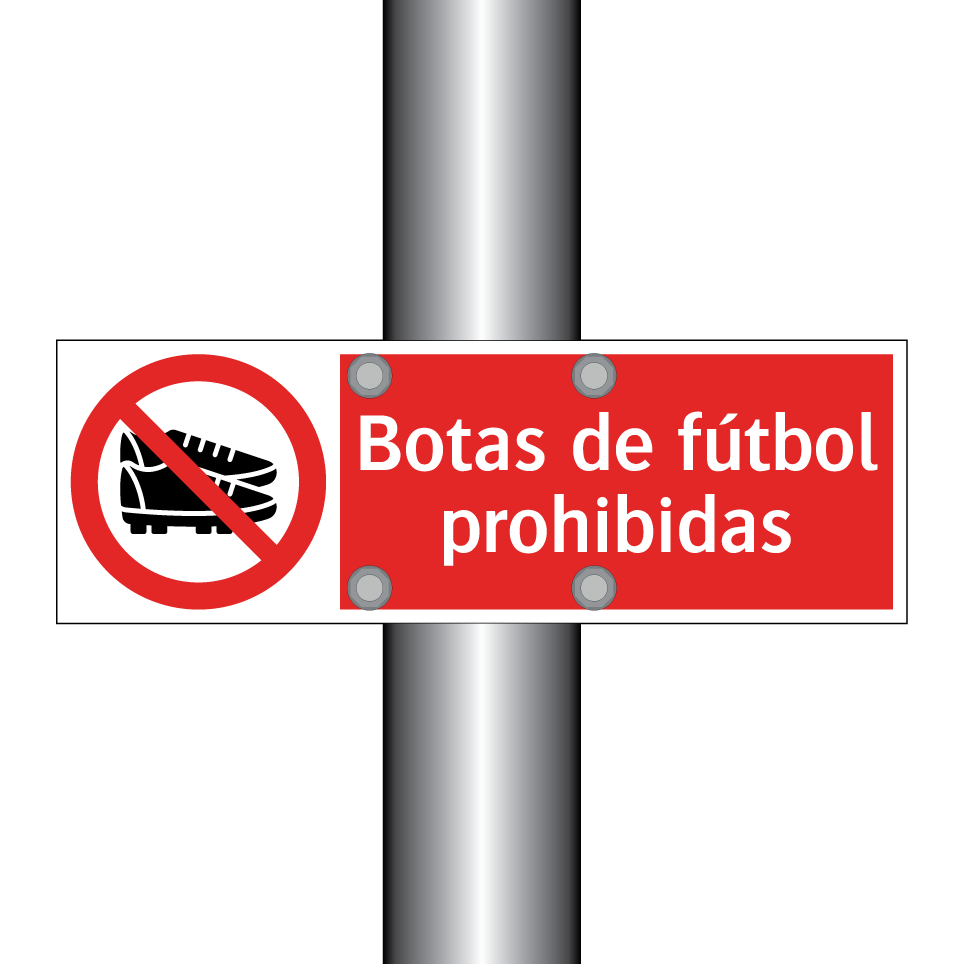 Botas de fútbol prohibidas