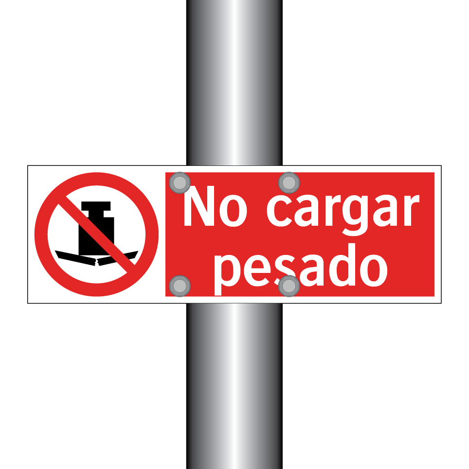 No cargar pesado