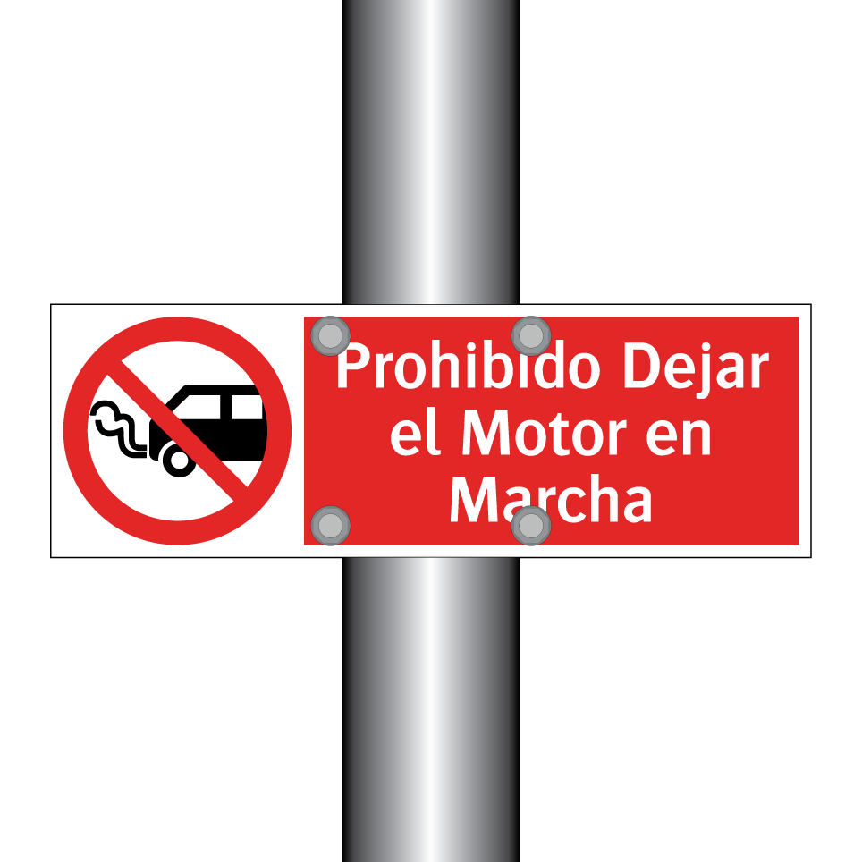 Prohibido Dejar el Motor en Marcha