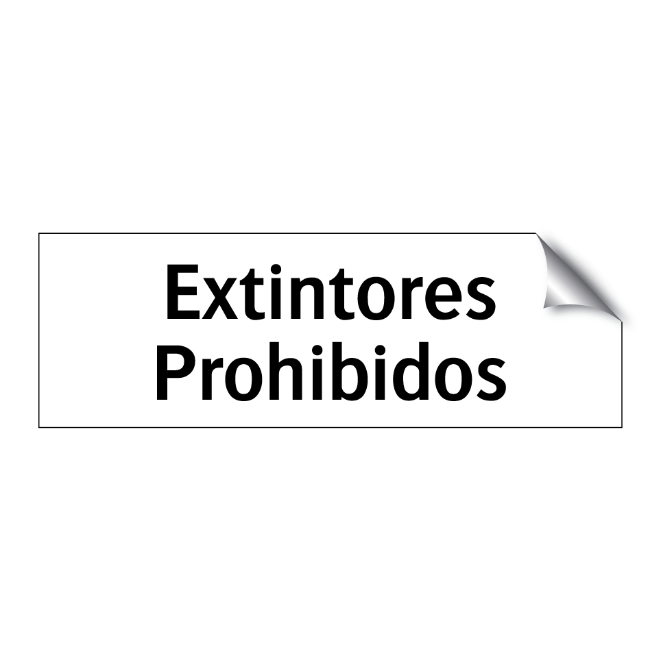 Extintores Prohibidos