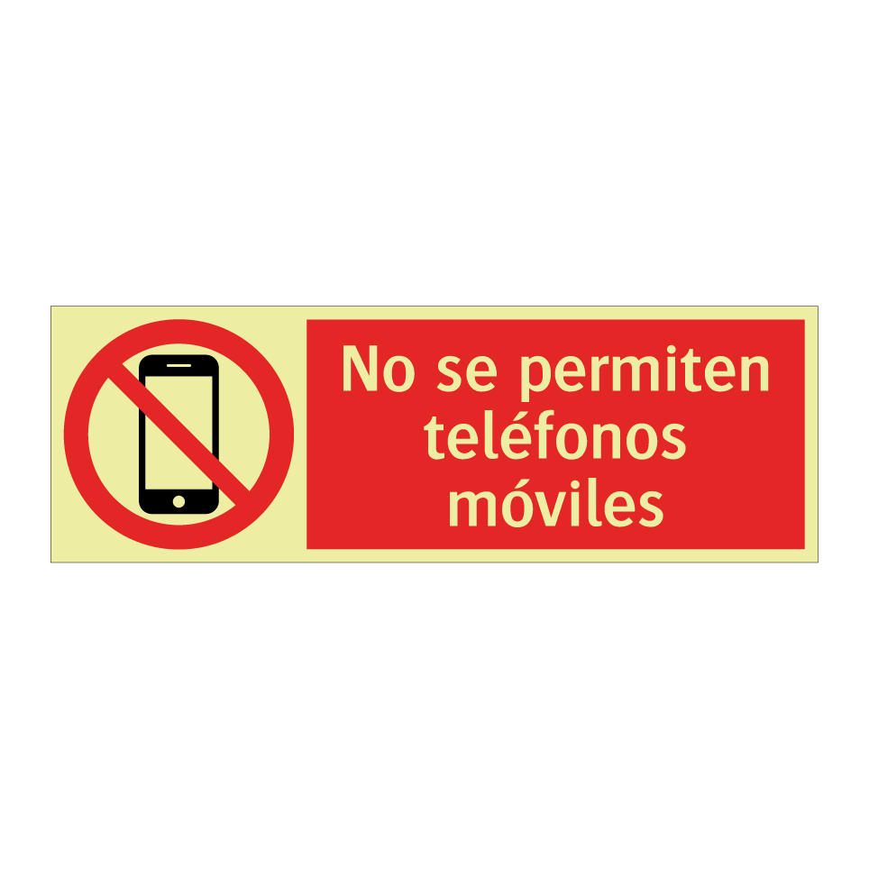 No se permiten teléfonos móviles
