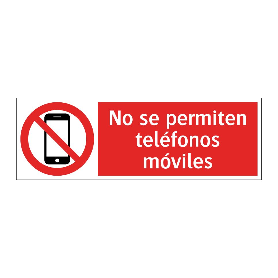 No se permiten teléfonos móviles